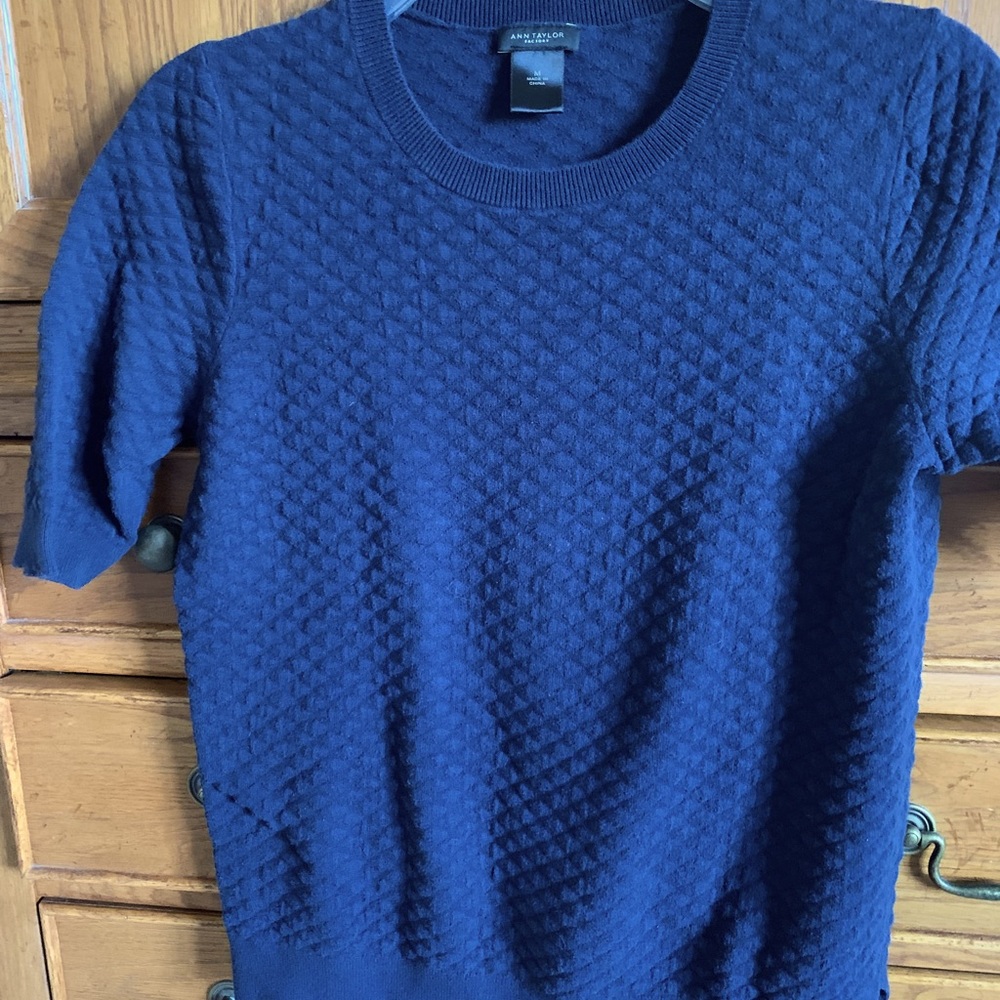 Short sleeve sweater- perfect for Spring